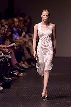 fitted white silk dress