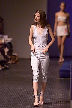 white fitted top and pants
