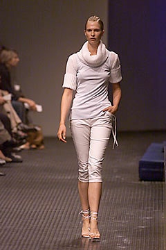 white fitted top and cropped pants