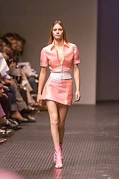 pink silk mini dress with heels