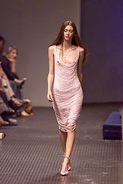 fitted pink silk midi dress