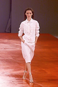 white fitted jumpsuit with pockets