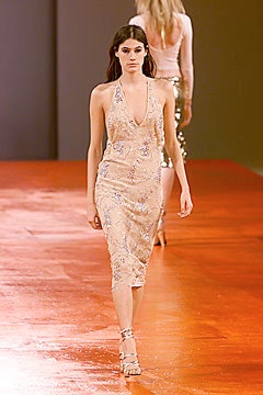 beige silk sleeveless dress