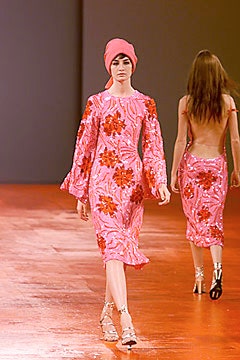 pink embroidered midi dresses