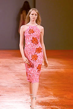fitted pink sequin dress