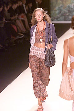 multi-colored bohemian outfit