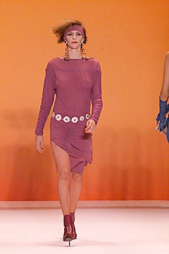 purple cotton long-sleeve off-shoulder fitted ruched mini dress