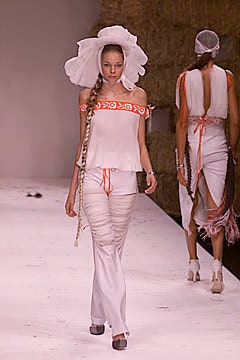 white relaxed top with embroidered details