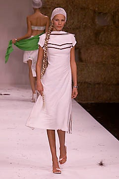 fitted white cotton midi dress