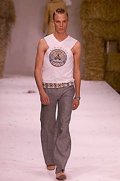 white cotton sleeveless collared fitted printed tank-top