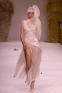 white silk asymmetric dress