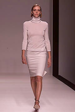 fitted white top and skirt