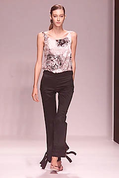 pink sequin sleeveless square-neck fitted embellished shiny top