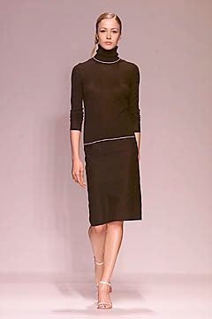 fitted black cotton midi dress