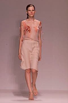 beige pink silk sleeveless dress