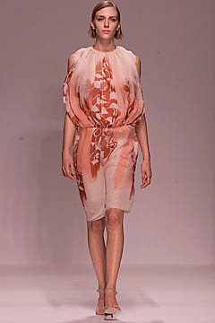 peach silk relaxed mini dress