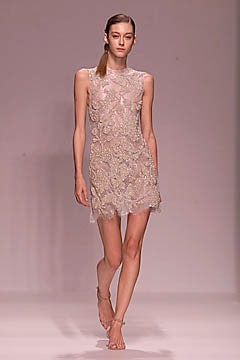 beige silk sleeveless dress