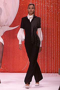 black and white fitted jumpsuit