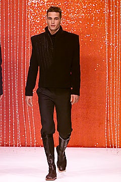 black wool long-sleeve collared fitted pleated jacket
