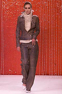 brown leather jacket and pants
