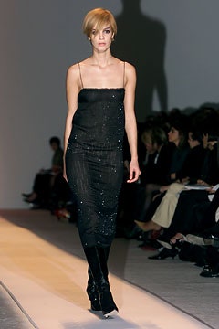 black silk fitted midi dress