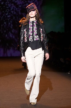black leather embroidered jacket