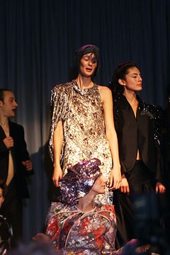 gray metallic sleeveless asymmetric fitted draped shiny dress