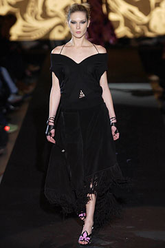 black silk sleeveless dress