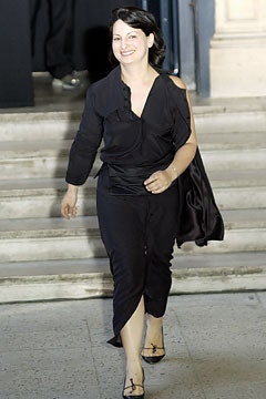 black silk midi dress with jacket