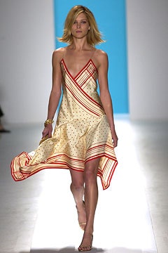 beige silk sleeveless dress