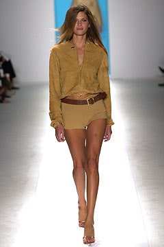 beige suede long-sleeve collared relaxed zippered blouse