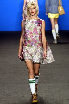 multi-colored sleeveless mini dress