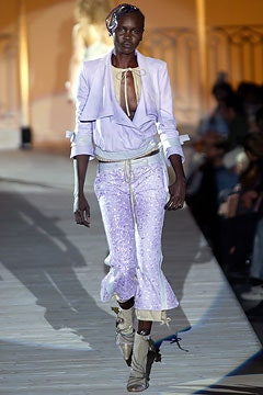 lavender silk long-sleeve v-neck relaxed draped jacket