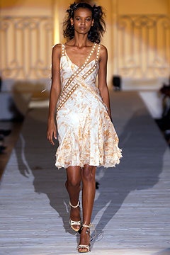 white silk fitted dress