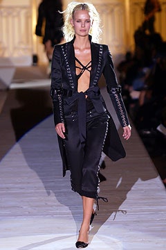 black silk long-sleeve collared structured buttoned layered jacket
