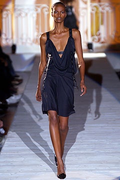 black silk sleeveless dress