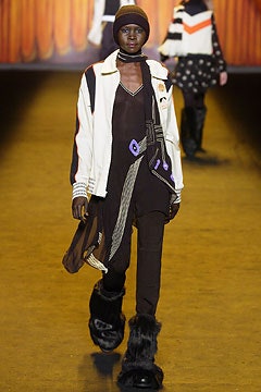 relaxed white jacket with fitted black top