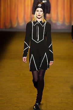 black fitted mini dress with collar