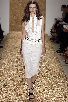 white silk sleeveless dress
