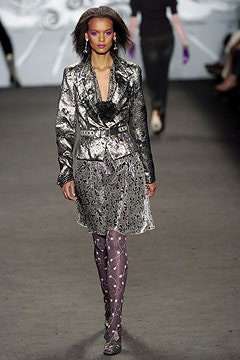 gray metallic long-sleeve collared tailored structured buttoned blazer