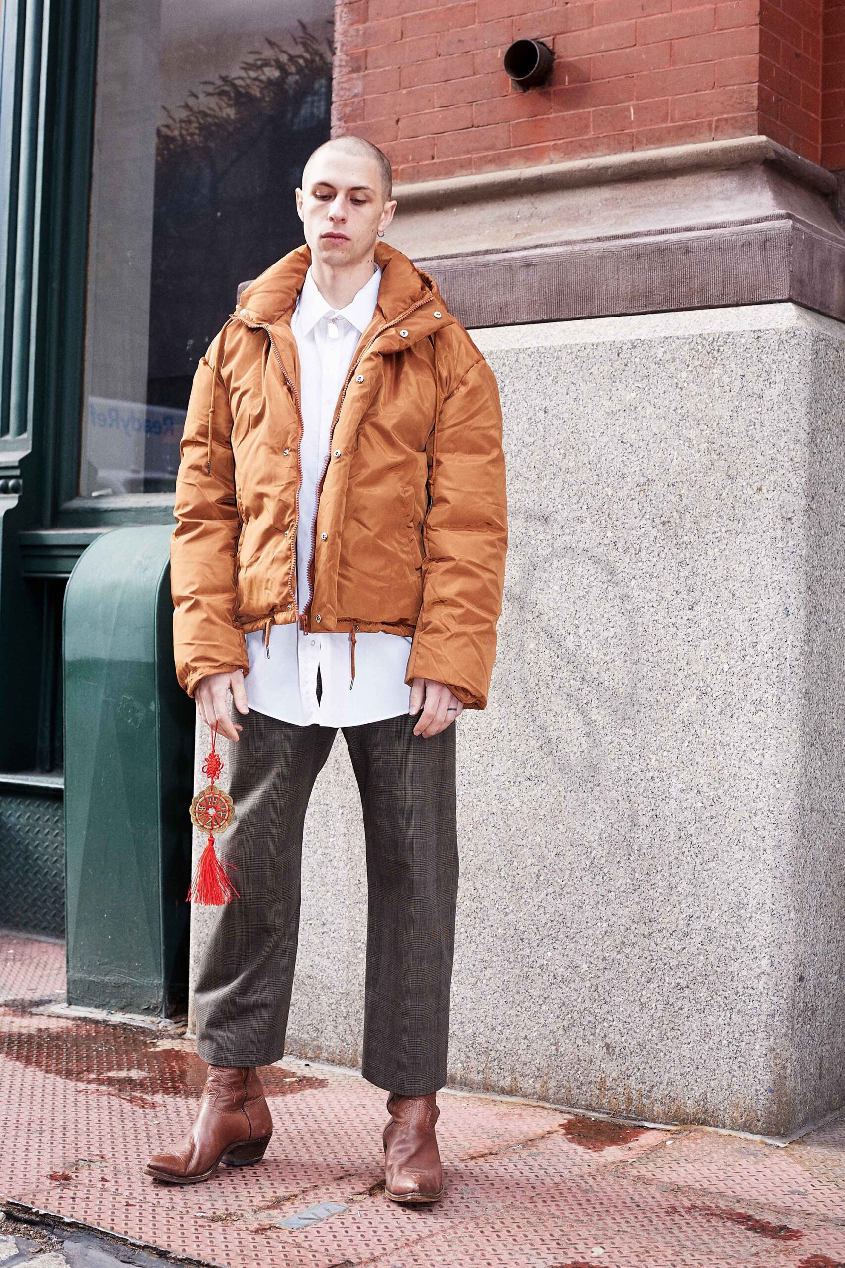 brown leather boots