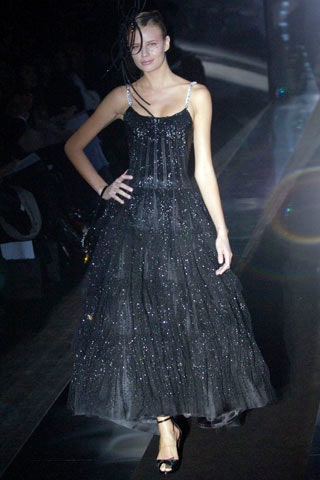 black sequined sleeveless dress