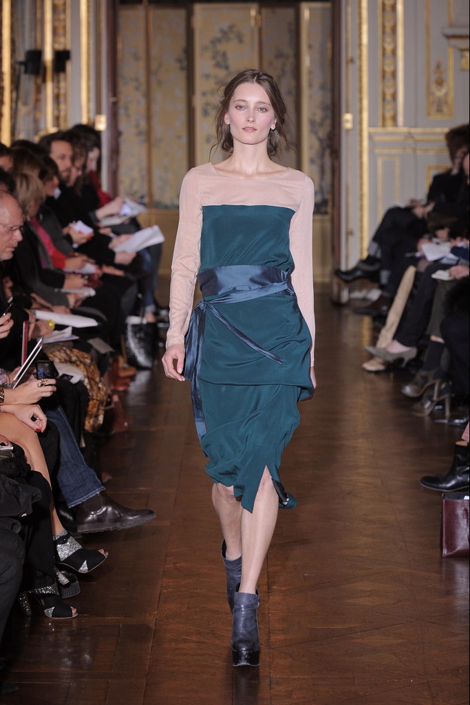 teal silk sleeveless dress