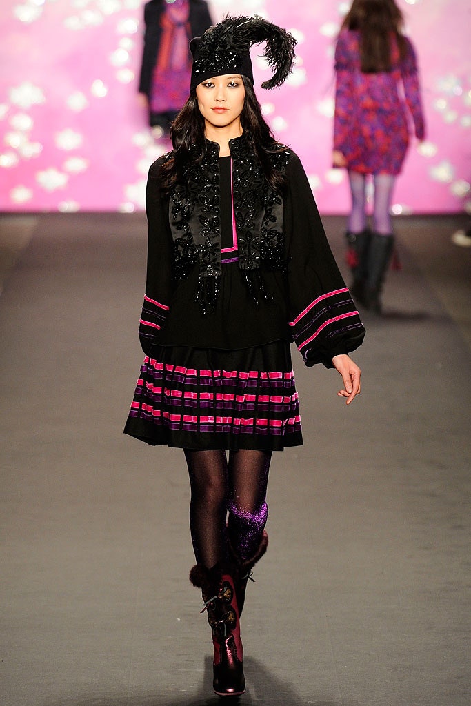 black long-sleeve collared fitted pleated layered mini dress