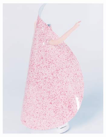 pink shiny draped maxi dress