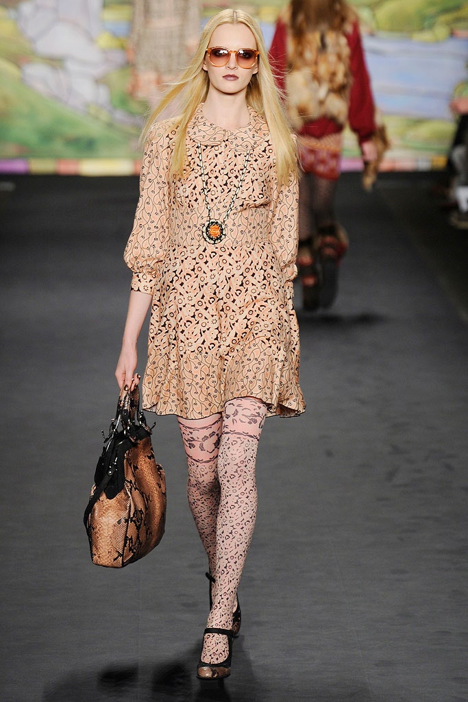 beige silk long-sleeve collared fitted printed mini dress
