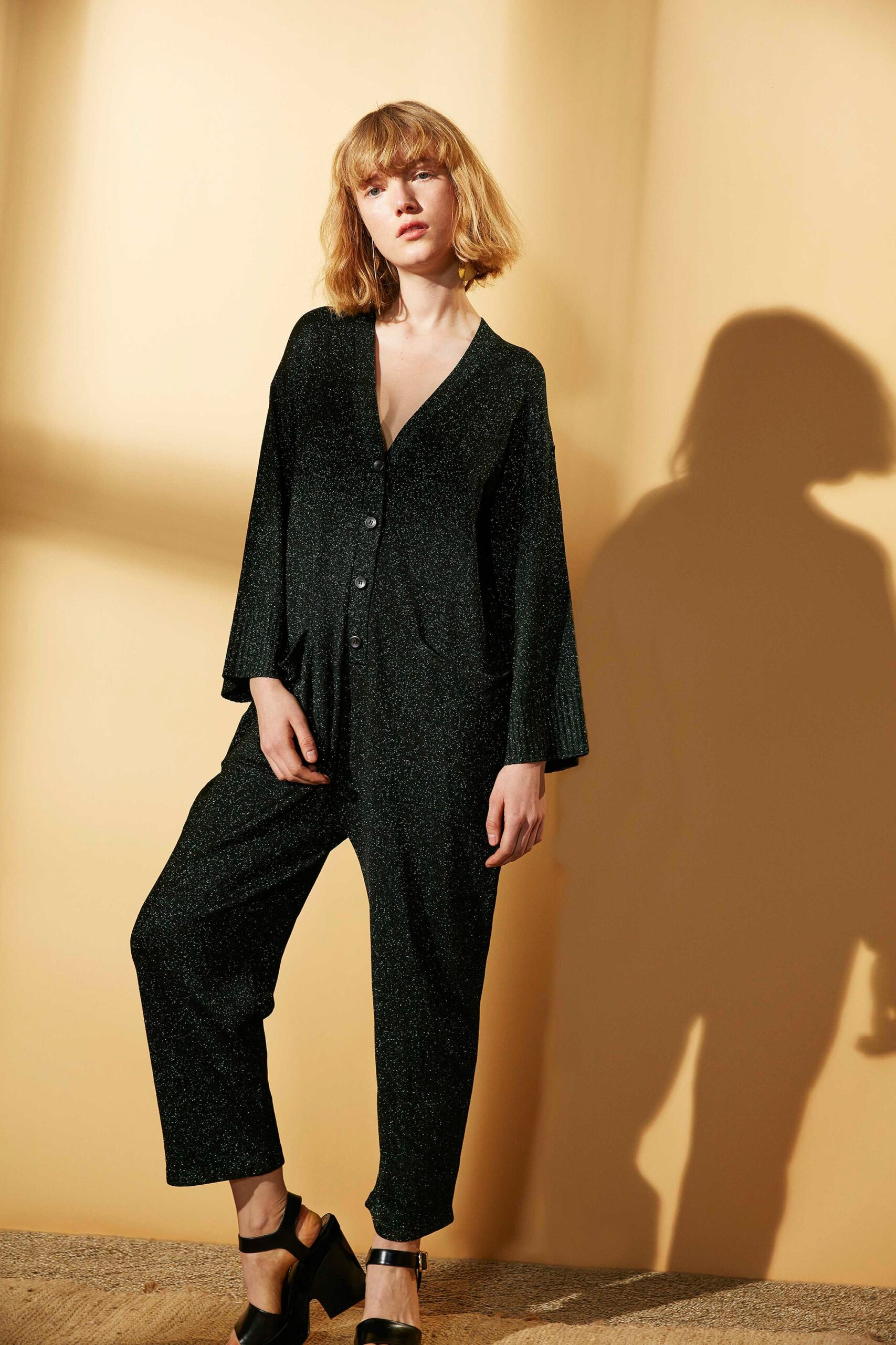 black relaxed jumpsuit