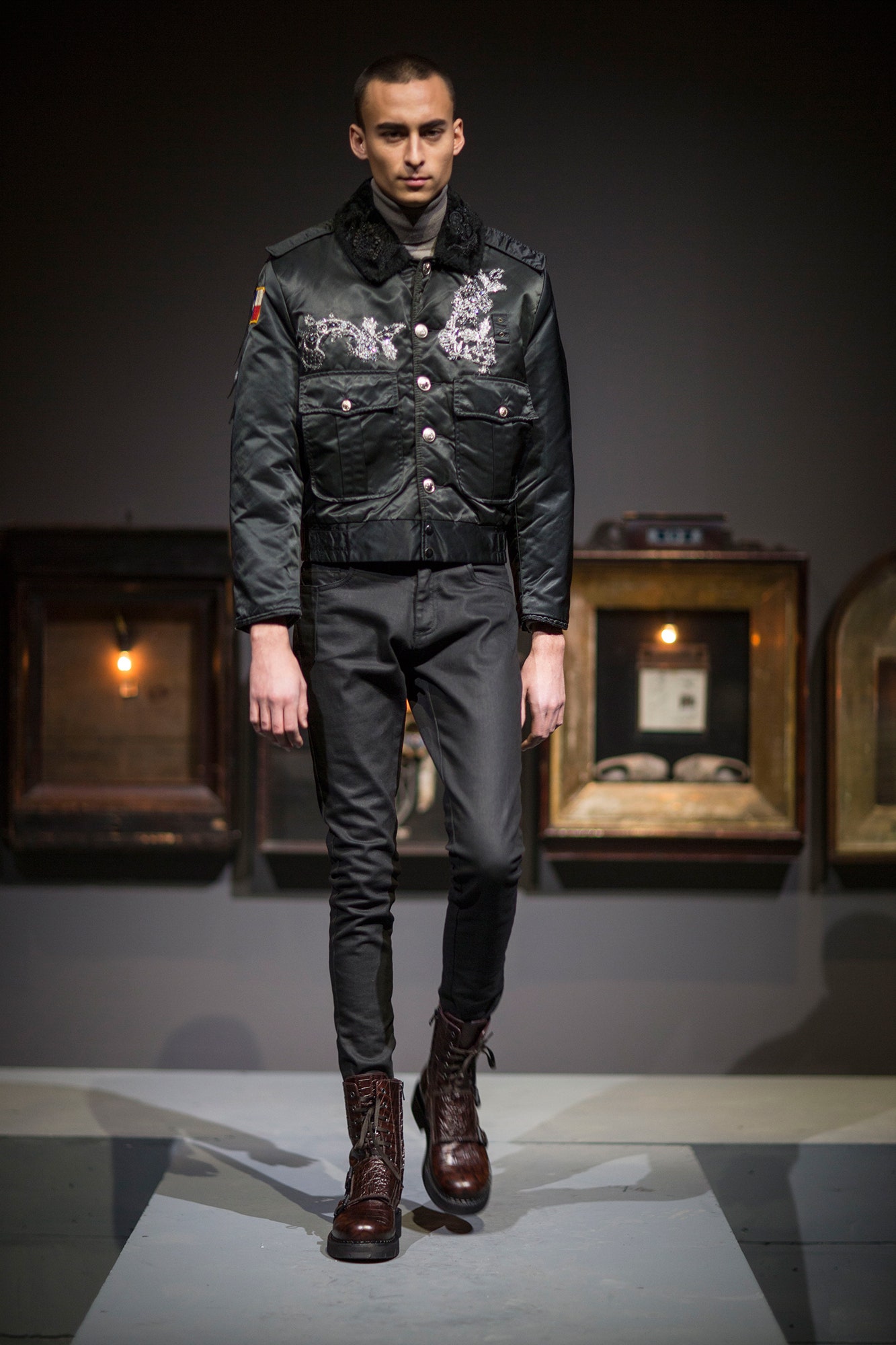 brown leather boots