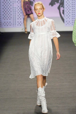 white cotton short-sleeve collared relaxed pleated sheer dress