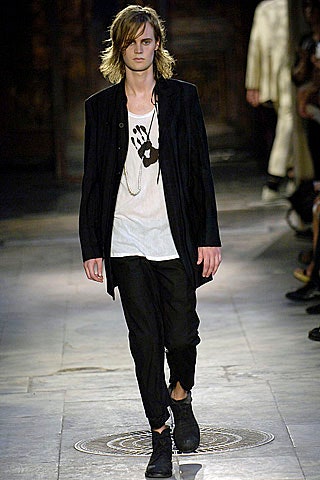 Ann Demeulemeester S/S 07 Menswear Look 56